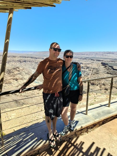 Ben et Lucie Fish River