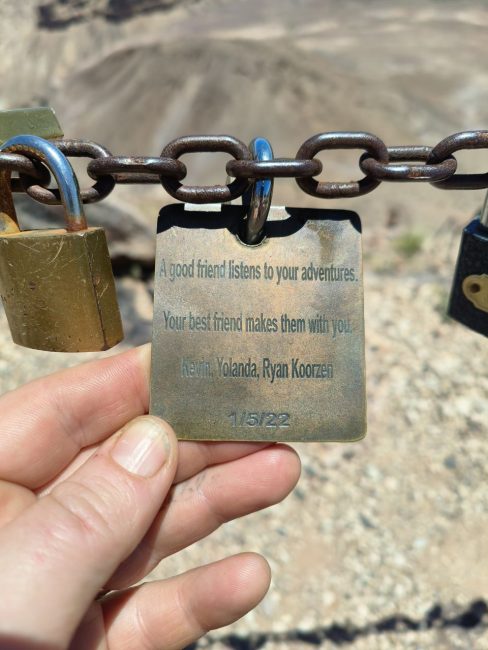 cadenas message Fish River